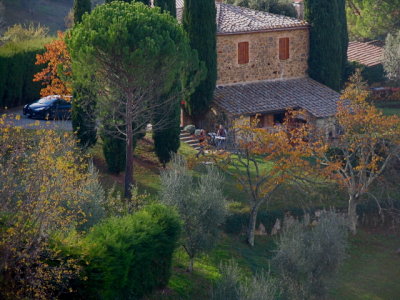Villa from  Montalcino