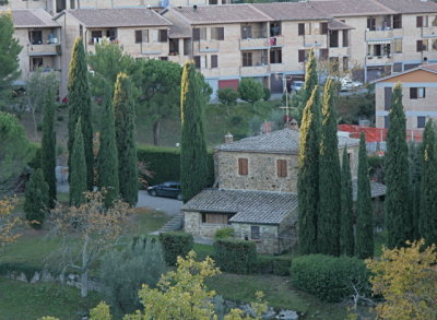 Villa  from Montalcino