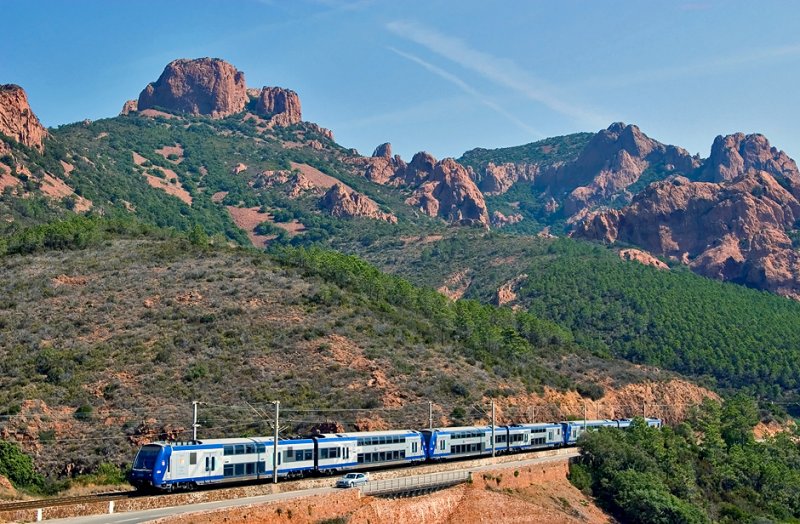 A triplette of Z23500 heading to Saint-Raphal, near Anthor.