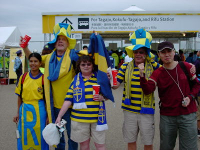 With Sweden Fans