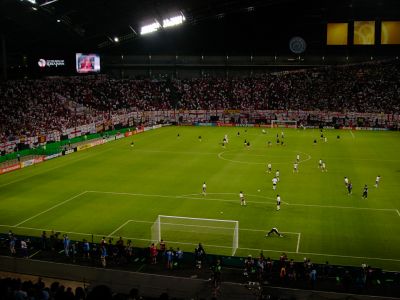 Stadium with cover