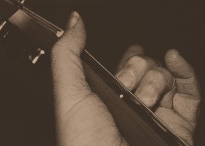 Guitar in hand
