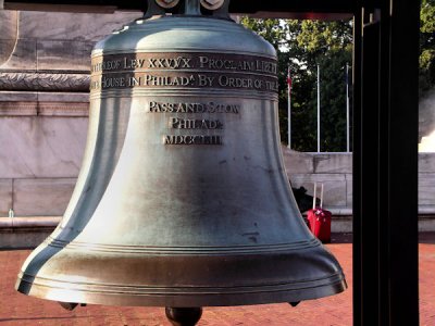 Replica of Liberty Bell. This is at Union Station in Washington D.C..jpg