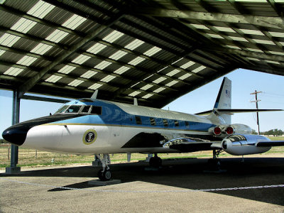 LBJ's jet which flew him to the Texas White House.jpg