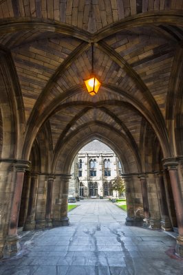 Glasgow University Quadrangle entrance