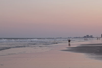 Beach at sunset