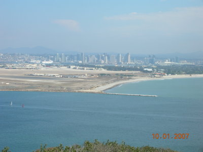 view from Cabrillo Monument, San Diego