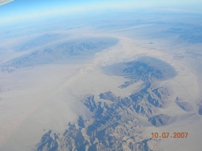aerial view of Death Valley?, California