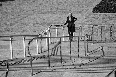 Lady & Stairs