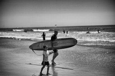 Beach scene