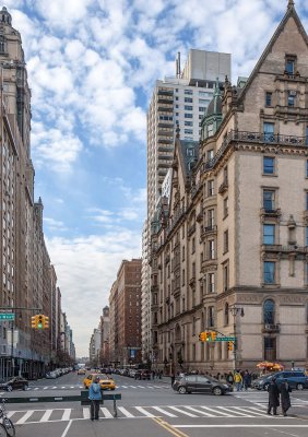 John Lennon's residence on the right 