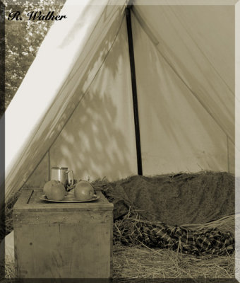Inside A Confederate Solder's Tent