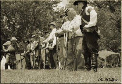 Confederates Being Briefed 