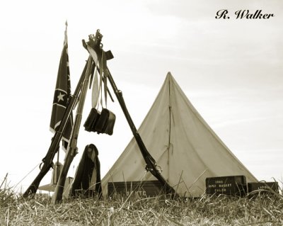 A Scene From A Confederate Encampment