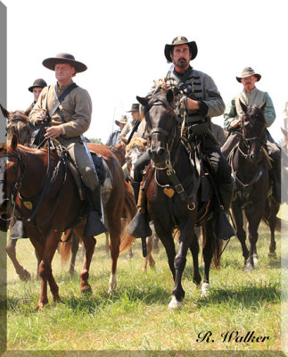 The Confederates Ride Into Battle To Meet Their Fate 
