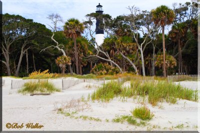The Hunting Island Lighthouse And Beach