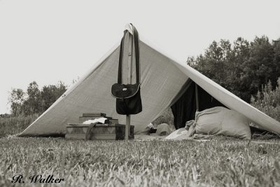 This Was A Confederate Minister's Tent At The Encampment