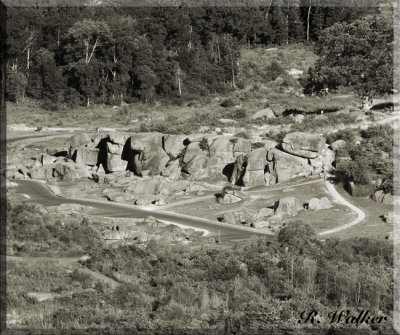 A View Looking Down Upon The Devils Den 