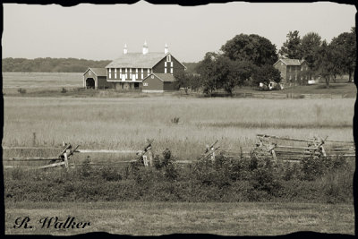 A View Of The Codori Farm And Breastworks