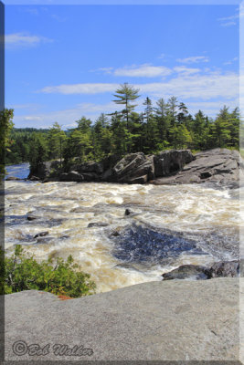 The Raging West Branch Of The Penobscot River