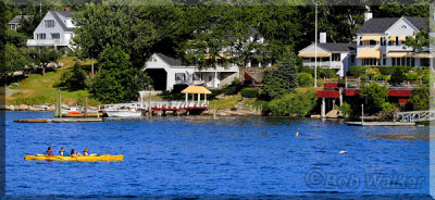 Kayaking Around Boothbay Harbor, A Popular Passtime   