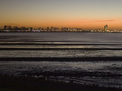 skyline Terneuzen eveninglight