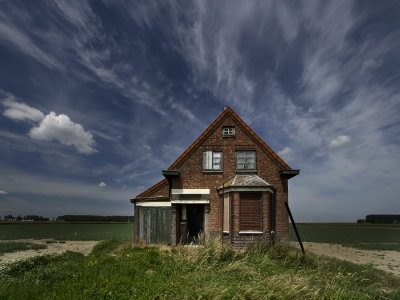 old small polder cottage