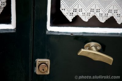 Menorca, Spain - Old door handle