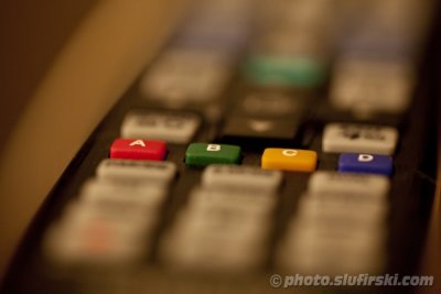 TV remote buttons