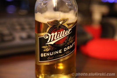 Miller beer bottle
