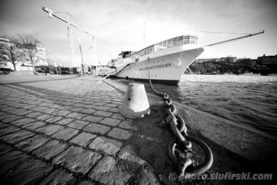 A boat in Stockholm, Sweden
