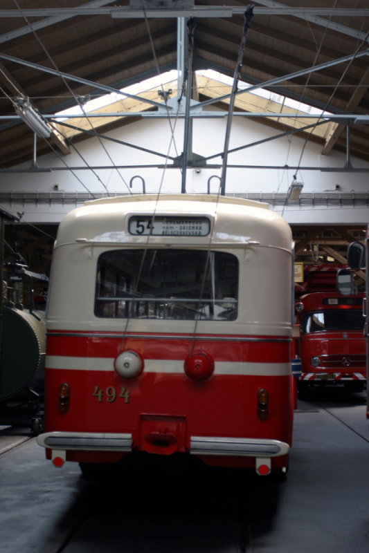 Museum Stresovice - Skoda 8 Trolley Bus 494