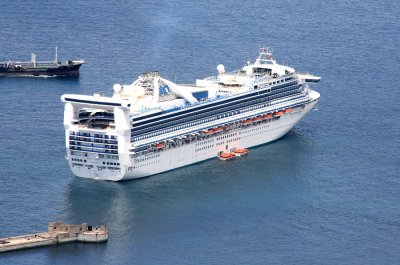 GRAND PRINCESS (1998) @ Gibraltar, UK (Anchored)