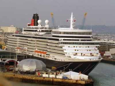 QUEEN ELIZABETH (2010) @ Southampton, UK - Ready for her naming Ceremony by Her Majesty The Queen