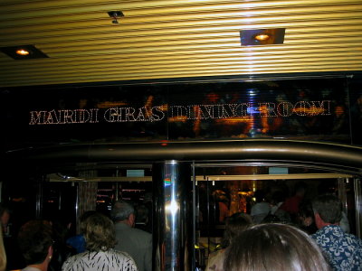 CARNIVAL INSPIRATION Mardi Gras Dining Room Sign