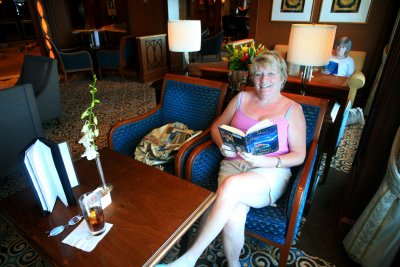 QUEEN VICTORIA Chart Room Margaret reading her book