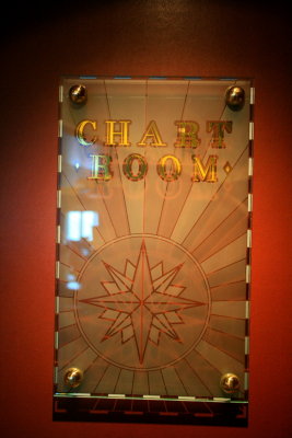 QUEEN VICTORIA Chart Room Sign