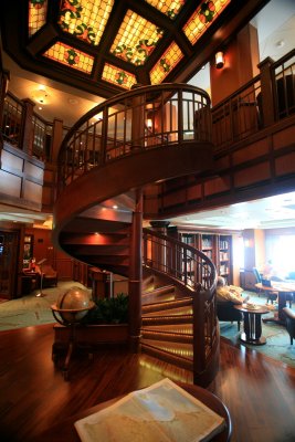 QUEEN VICTORIA Library Spiral Staircase