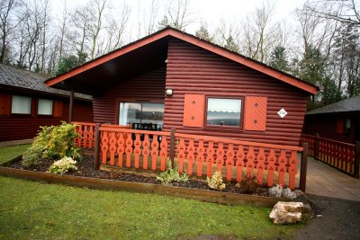 United Kingdom - Carnforth, Log Cabin