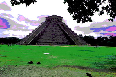 Mexico - Chichen Itza, Kukulcan Pyramid, El Castillo (the castle)
