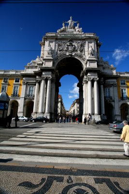 Portugal - Lisbon, Praca do Comercio, Triumphal Arch