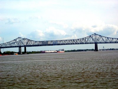 USA - Louisiana, New Orleans, Mississippi River Bridge