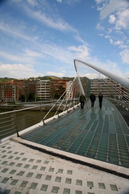 Spain - Bilboa, New River Bridge