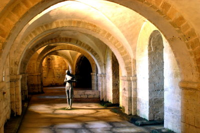 United Kingdom - Hampshire, Winchester, Cathedral Inside Crypt