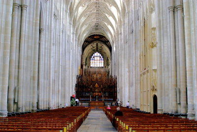 United Kingdom - Hampshire, Winchester, Cathedral Inside
