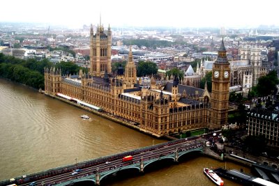 United Kingdom - London, River Thames & House of Parliament