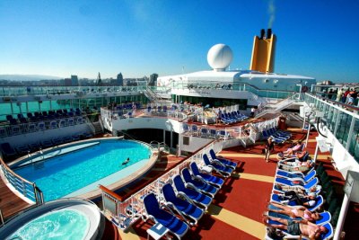 CRUISE SHIPS INSIDE - P&O AURORA  22-Day Translantic & Caribbean Cruise