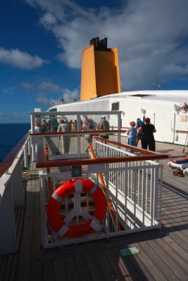 P&O AURORA View of Top deck