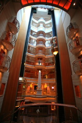 INDEPENDANCE OF THE SEAS Royal Promenade Lifts
