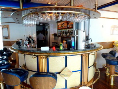 NORDNORGE - Bar Area on visit @ Honningsvag,North Cape, Norway